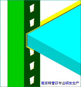 南京中型货架三立柱