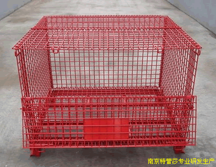 仓储笼图片带盖喷塑